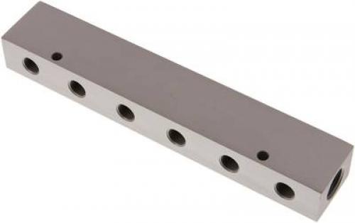 Verteilerleiste, einseitig, Aluminium, PN 16