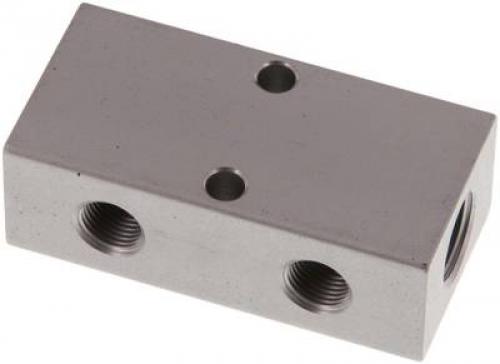 Verteilerleiste doppelseitig, Aluminium, PN 16