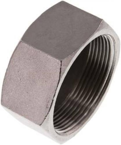 Verschlusskappen Edelstahl mit Innengewinde bis 16 bar, alle Größen