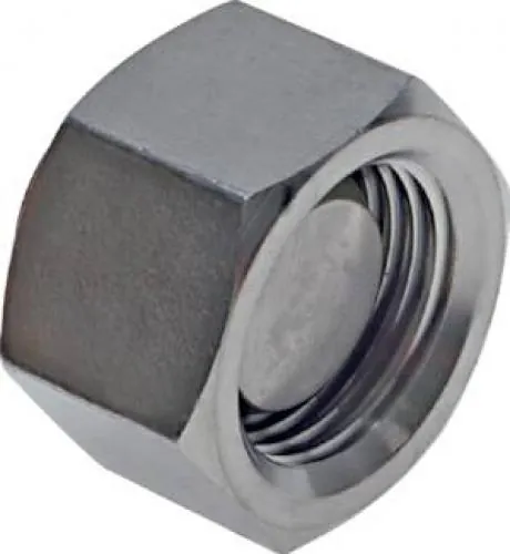 Hochdruck-Verschlusskappe V4A (1.4408) mit Zollgewinde, 60° Dichtkegel, bis 575 bar