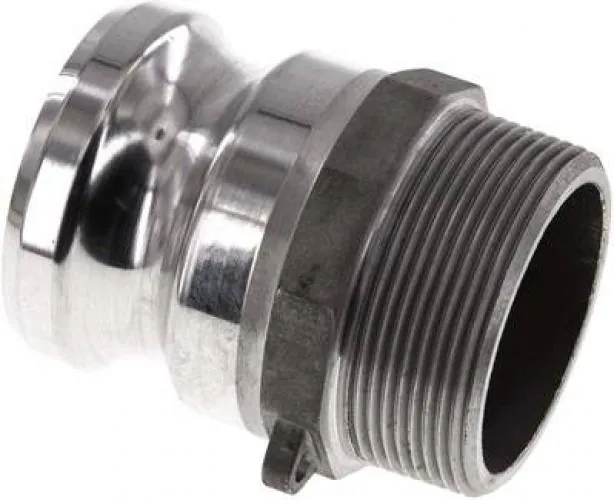 Kamlok-Stecker Aluminium Außengewinde Typ F