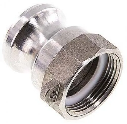 Kamlok-Stecker Edelstahl Innengewinde Typ A V4A