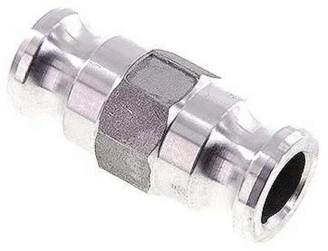 Kamlok-Verbinder Aluminium Typ DD Adapter Blindstecker