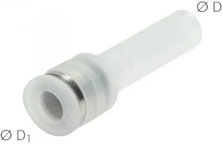 IQS Steckverbindungen PP reduzierend mit Stecknippel für Lebensmittel, alle Größen