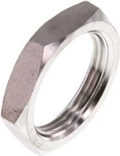 Sechskant-Gegenmutter aus Edelstahl V4A, Whitworth-Rohrgewinde, alle Größen