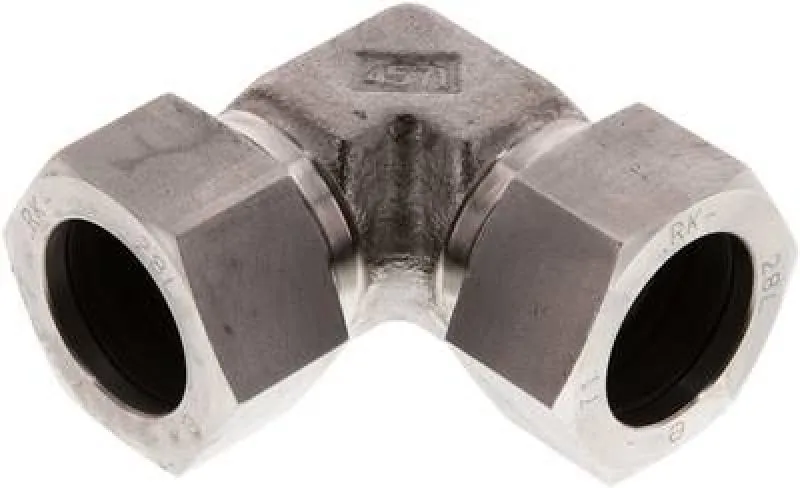 Winkel-Schneidringverschraubung Edelstahl DIN-2353 alle Größen