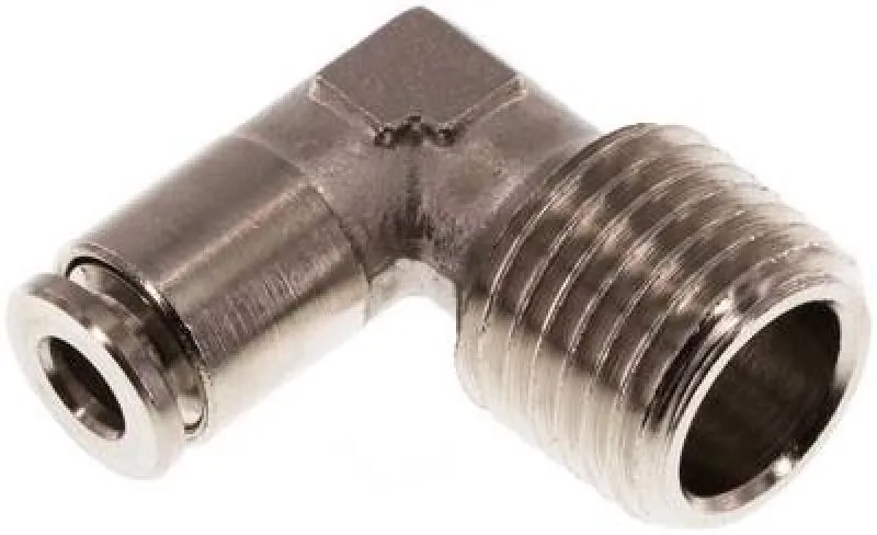 IQS Winkel-Steckverschraubung feststehend – konisches Gewinde MSV – alle Größen 4mm bis 16mm