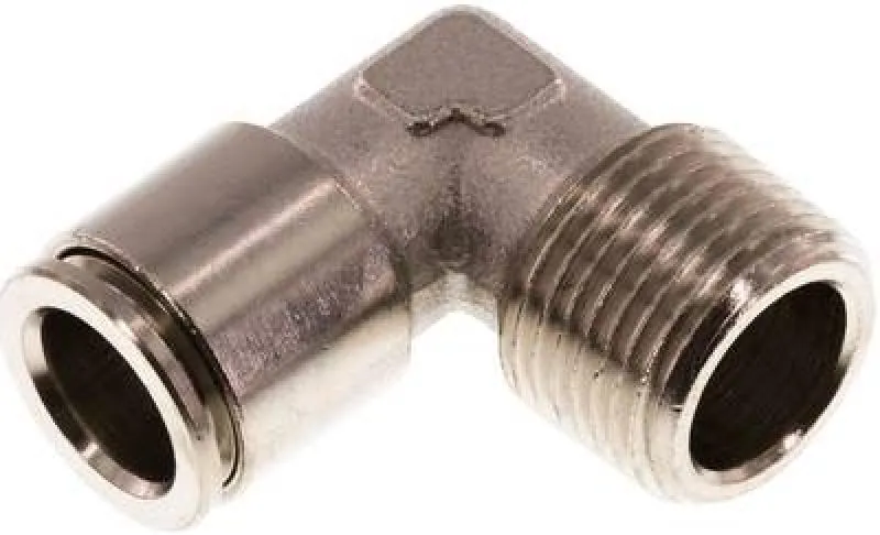 IQS Winkel-Steckverschraubung feststehend – konisches Gewinde MSV – alle Größen 4mm bis 16mm