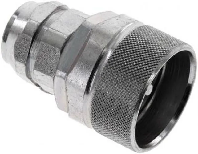 Schnellverschluss-Schraubkupplung Innengewinde ISO 14541 Stahl verzinkt