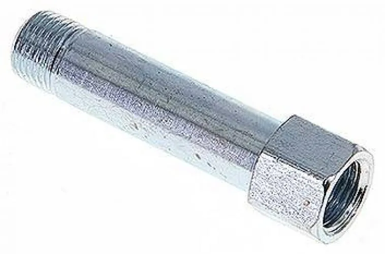 Reduziernippel Stahl verzinkt mit R-Gewinde / metrischem Gewinde bis 100bar, alle Größen