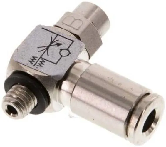 IQS Drosselrückschlagventil Hohlschraubenform – mit Schlitzschraube MSV – alle Größen 4mm bis 12mm