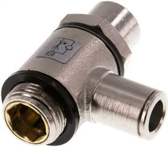 IQS Drosselrückschlagventil Hohlschraubenform – mit Schlitzschraube MSV – alle Größen 4mm bis 12mm