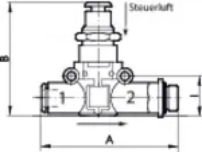 Riegler pneumatisch entsperrbares Rückschlagventil »lineonline«, Schlauch (Eingang) – Gewinde (Ausgang), alle Größen