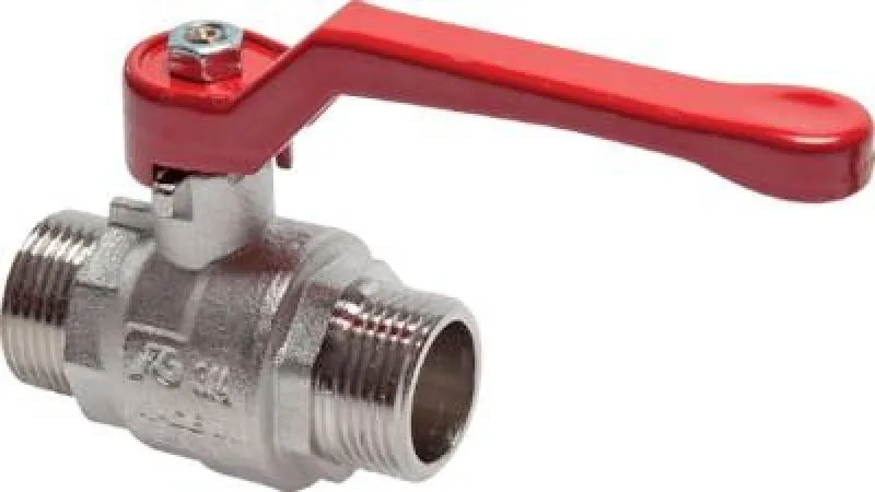 Kugelhähne 2-teilig Messing vernickelt – AG, voller Durchgang, 20–40 bar, alle Größen