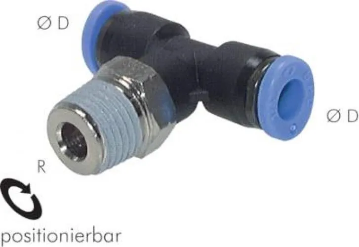 IQS T-Steckverschraubungen Inch Zoll Pneumatik & Druckluft alle Größen