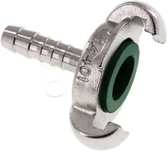 Kompressorkupplung Edelstahl 1.4401 Schlauchtülle FKM