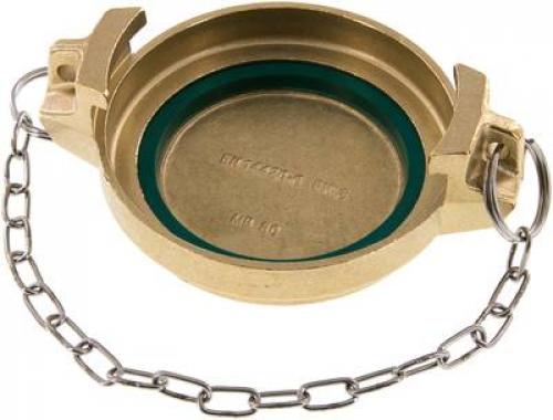 Verschlusskappen für Tankwagen-Kupplungen (V-Teil), Messing, alle Größen