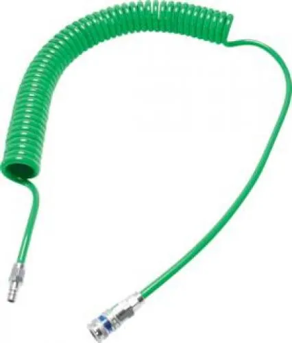 CEJN Schweiß-PUR-Spiralschlauch – Vormontiert mit eSafe Kupplungen NW 7,2