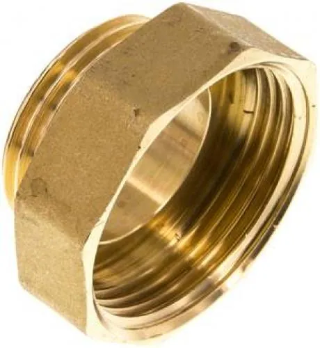 Reduziernippel Messing mit zylindrischem Außen- und Innengewinde bis 16 bar, alle Größen
