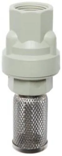 Fußventil – glasfaserverstärktes Polypropylen (PP), robust, alle Größen