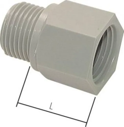 Gewindeverlängerungen aus Kunststoff PVDF* PN 10, alle Größen