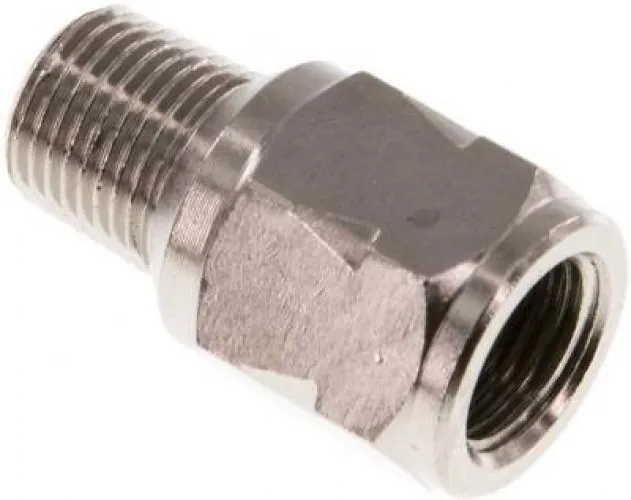 Mini-Rückschlagventile mit Feder – Messing vernickelt, PN 10, alle Größen