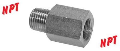 Verlängerungen Edelstahl 1.4571 mit NPT-Gewinde bis 345 bar, alle Größen