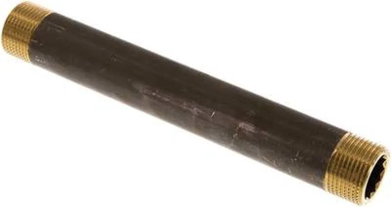 Rohrdoppelnippel aus Messing, ähnlich EN 10241 (DIN 2982), bis 16 bar, alle Größen
