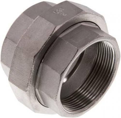 Verschraubungen Edelstahl* 1.4408 mit IG - konisch dichtend bis 16 bar, auch NPT, alle Größen