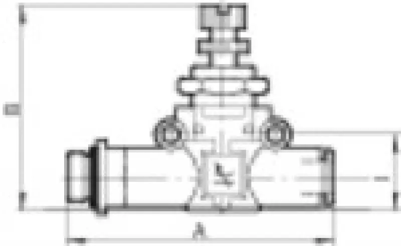 Riegler Drosselventil »lineonline«, Durchfluss beidseitig, Anschluss Gewinde – Schlauch, alle Größen