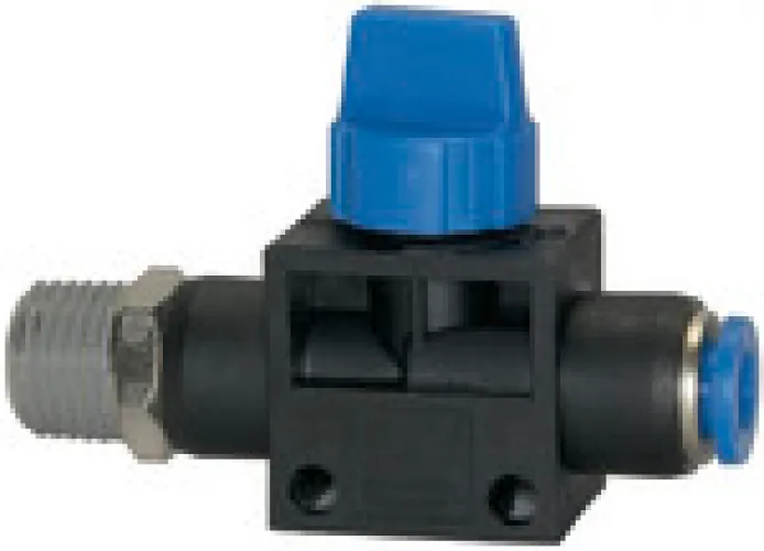 Riegler Absperrhähne mit Außengewinde und Steckanschluss, Standard, alle Größen