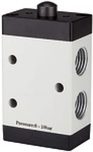 Riegler 3/2-Wegeventil mechanisch betätigt, Serie »M3«, Rollenhebel, Stössel NC