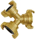GEKA® Y-Verteiler für Gartenschlauch-Schnellkupplungen, Serie "GEKA-plus", 40 mm, Kupplung, Verteiler, Abzweigkupplung