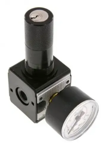 Exemplarische Darstellung abschliessbar Druckregler Aventics Serie Multifix ​Baureihe 2, 8700 l/min