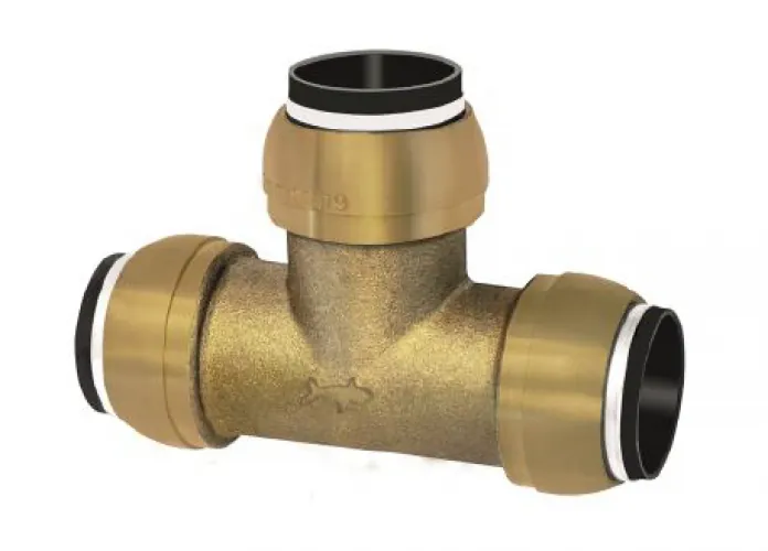 T-Verbinder »sharkbite« aus Messing, alle Größen