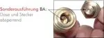 Kupplungsstecker mit Überwurfmutter & Schottgewinde, NW 5, Messing, Stecker, Kupplung, Überwurf, Schott, Standard, alle Größen