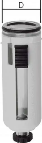 Typ 1 Aventics Ersatz-Behälter aus Metall für Serie Futura