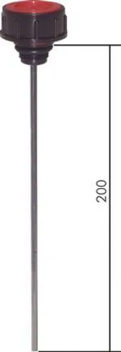 Belüftungsstutzen mit Peilstab