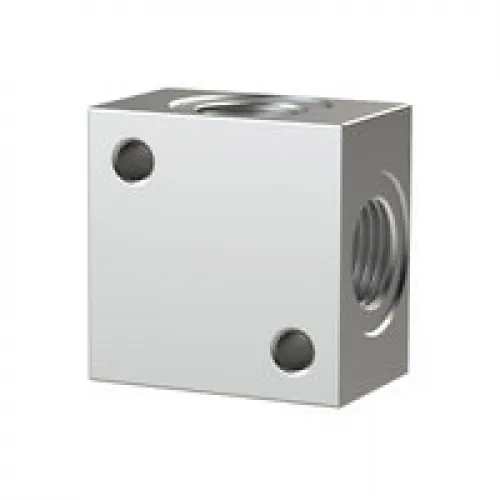 Verteilerblöcke 3-fach und 4-fach aus Aluminium, PN 12, Eco-Line