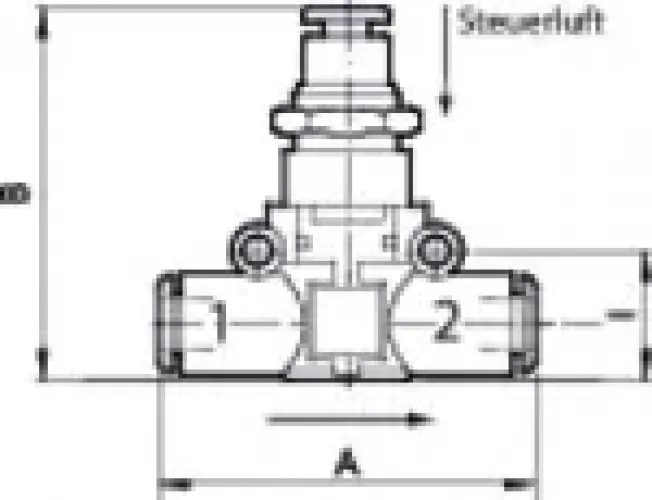 Riegler pneumatisch entsperrbares Rückschlagventil »lineonline«, Anschluss Schlauch–Schlauch, alle Größen