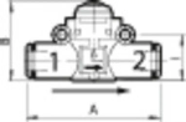 Riegler Schnellentlüftungsventil mit Schalldämpfer, Anschluss Schlauch–Schlauch