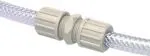 Gerader Verbinder für Gewebeschlauch TX, Material PP, PN 10, Verschraubung, Verbinder, Schlauchverbinder, TX-Schlauch, alle Größen