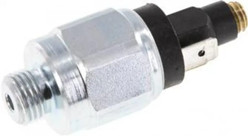 Druckschalter bis 350 bar – Stahl verzinkt / Messing, mit Flachstecker, alle Typen