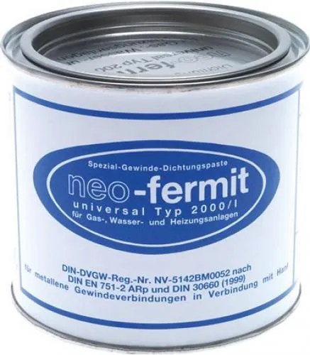Dichtungspaste Original "neo-fermit" & "plastic-fermit" – Für Gewinde und Abläufe