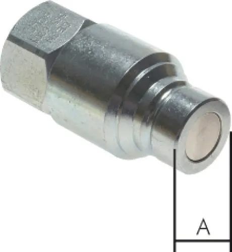 Flat-face Kupplungen CEJN mit Innengewinde, ISO 16028, Stahl verzinkt, alle Größen von www.pneumatikshop-online.de