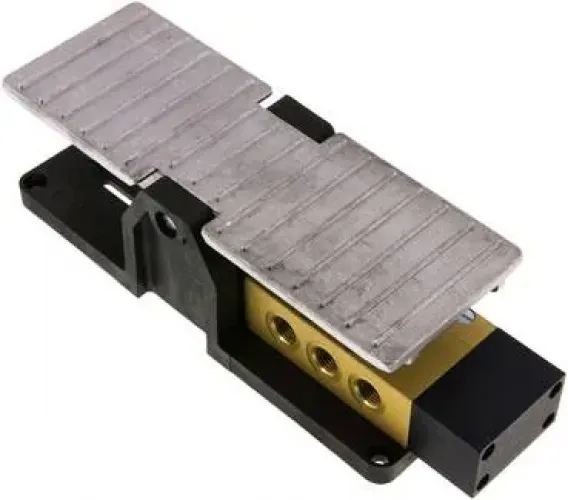 5/3-Wege Fußventile Typ Wippenventil – Federrückstellung oder Raste, entlüftet oder geschlossen, alle Typen