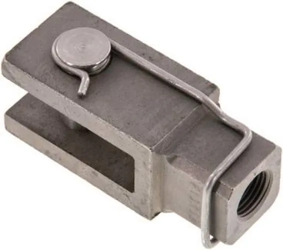 Gabelköpfe (IG) mit Bolzen aus Edelstahl 1.4571 für ISO-Kompaktzylinder, alle Größen