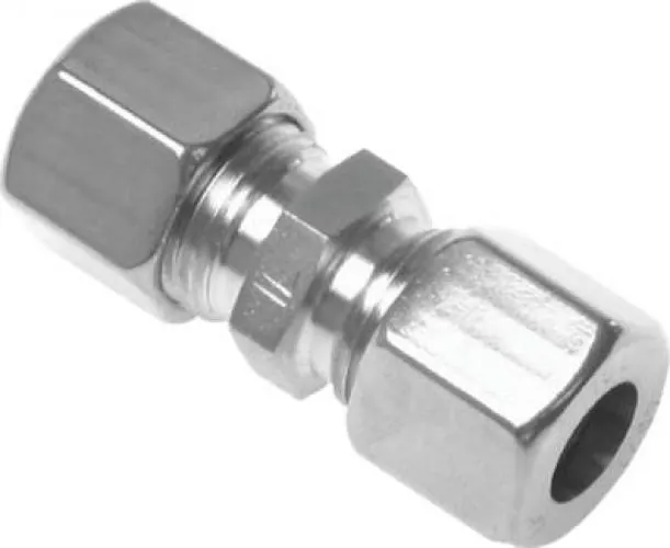 Gerade Verschraubungen, Edelstahl Klemmring 1.4571 (NC), alle Größen von www.pneumatikshop-online.de