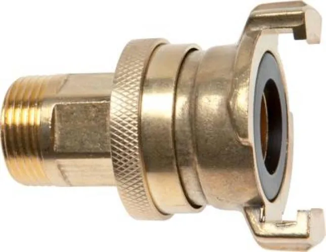 GK Sicherheits-Gartenschlauchkupplungen mit Außengewinde, Messing, alle Größen von www.pneumatikshop-online.de