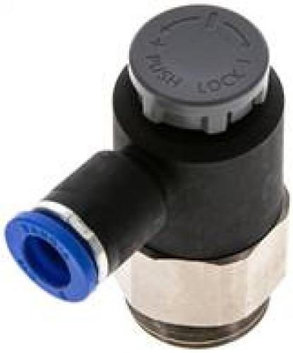 Kompakt-Drosselrückschlagventile zylindrisches Gewinde, alle Größen